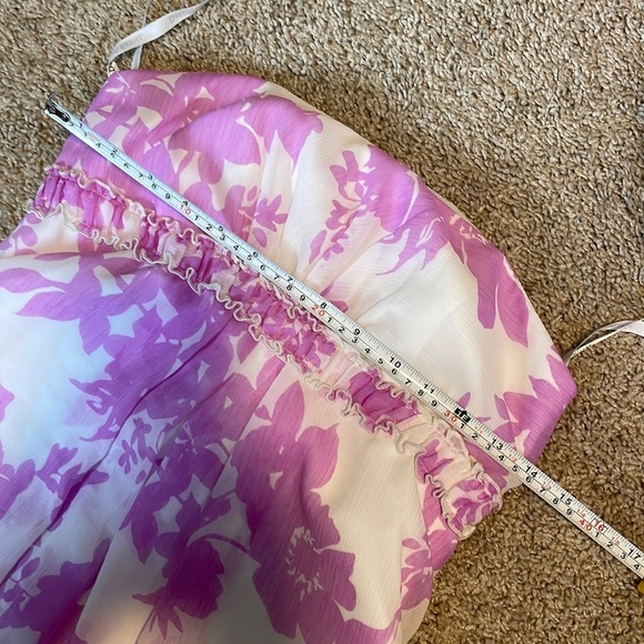 David's Bridal Violet Sweetheart Balloon Dress - Picture 4 of 15